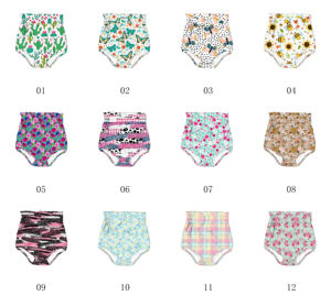 Prix Abordable – Nouveau Shorty Élastique Taille Haute pour Bébé Fille, Culotte-Couche Personnalisée pour Nourrissons et Tout-Petits de 0 à 24 Mois - Product Image 5