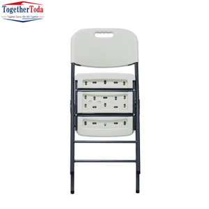 Vente directe usine – Chaise pliante blanche de style européen, classique, durable, élégante et luxueuse, idéale pour les banquets commerciaux et les mariages, parfaite pour la cuisine. - Product Image 6