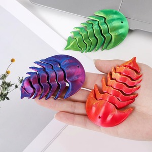 Figurine d'animal simulée Trilobite, décoration suspendue et de bureau, imprimée en 3D, cadeau souvenir de collection pour enfants - Product Image 4