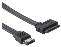 Grosir Power ESATA + USB ke Slimline SATA 7 + 6P 13Pin Cable