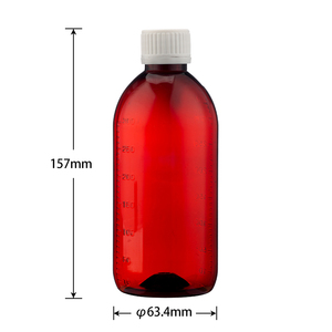Bouteilles de sirop contre la toux en plastique PET personnalisées, légères, durables, grande capacité 300 ml, directement de l'usine, pour usage pharmaceutique - Product Image 4