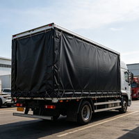 Rouleau de tissu en bâche PP 100% recyclable, imperméable, haute résistance, léger, anti-UV, bâche de camion, bâche de chargement, tissu industriel