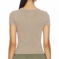 Kaos Polos Wanita Desain Grafis Grosir Kustom, Kaos Kerah Bulat, Kaos Katun Berkualitas Tinggi, Kaos Slim Fit, Kaos Polos