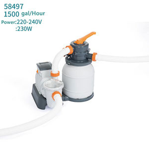 <span class=keywords><strong>Filtre</strong></span> à eau de <span class=keywords><strong>piscine</strong></span> à cadre en acier 58497, <span class=keywords><strong>filtre</strong></span> à <span class=keywords><strong>sable</strong></span> 1500 gal - Product Image 1