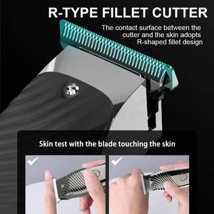 Cortadora de Pelo Eléctrica Inalámbrica Personalizada, Recortadora de Pelo Eléctrica Portátil, Impermeable, Recargable por USB - Product Image 4