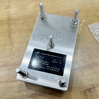 Testeur de déformation par compression du caoutchouc de haute précision RIGHT Brand ISO 815 ASTM D395 pour échantillons cylindriques