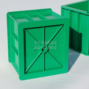 Moule d'essai de compression de béton prix usine 100 mm moule en béton en plastique moule d'essai de <span class=keywords><strong>cube</strong></span> - Product Image 3