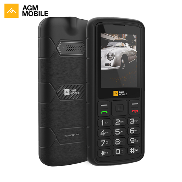 [Factory] AGM M9 21 Keys Layout FM Radio Cheap Phones 4g Feature Mobile Phones Button Mobile Phone 4g