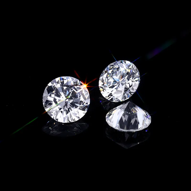 Starsgem إيجي شهادة الماس د VS1 2ct بيضاء دائرية من الماس مثالية قطع مصقول hpht الماس