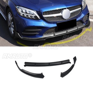 Xe phí<span class=keywords><strong>a</strong></span> trướ<span class=keywords><strong>c</strong></span> Bumper Lip Splitter khuếch tán Spoiler Bumper Guard body Kit đối với Mercedes Benz <span class=keywords><strong>C</strong></span>-Class 2019 2021 Phụ Kiện Xe Hơi - Product Image 2