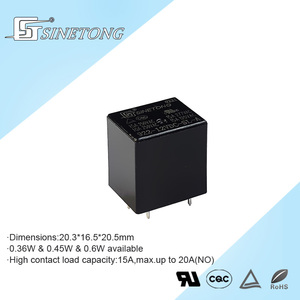 Công suất cao 24V 15A thu nhỏ PCB loại rơle điện từ bảo vệ kín với 20A chuyển đổi tối đa hiện tại - Product Image 5