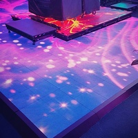 Pista de baile digital 3D a prueba de agua, pista de baile interactiva