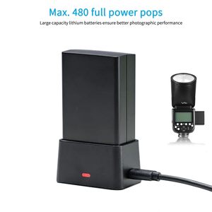 Flash <span class=keywords><strong>Godox</strong></span> <span class=keywords><strong>V1</strong></span> à tête ronde TTL HSS Speedlight pour Sony Canon Nikon Prêt à être expédié Livraison rapide Flash <span class=keywords><strong>Godox</strong></span> <span class=keywords><strong>V1</strong></span> Li-ion original - Product Image 5