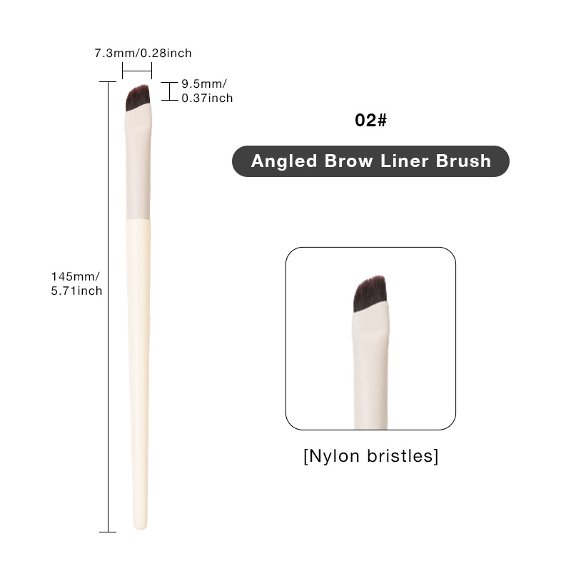 Pinceau Eyeliner Angulaire Blanc