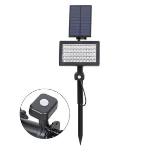 Lámpara solar de césped de alto brillo, lámpara de pared impermeable para exteriores, 50 cuentas, luz LED para jardín, enchufe de tierra, luz de inundación - Product Image 1