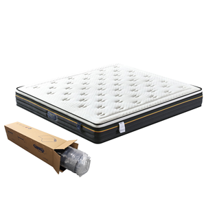 Ice Knitted Fabric <strong>Latex</strong> <strong>Foam</strong> Customized Euro Top <strong>Natural</strong> <strong>Latex</strong> Mattress in a Box - Product Image 1