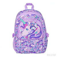 Set Tas Sekolah Anak Lucu 4 in 1 untuk Anak SD, Termasuk Tas Ransel, Tas Makan Siang, Kotak Pensil & Botol Minum untuk Siswa SD