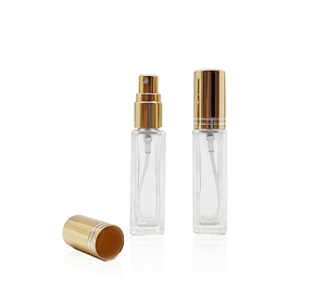 Venta al por mayor de 10ml de spray vacía <span class=keywords><strong>botella</strong></span> de perfume de vidrio cuadrado de lujo con perfume tapas de <span class=keywords><strong>botella</strong></span> para el cuidado personal - Product Image 5