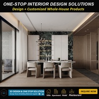 George Group - Villa de luxe moderne minimaliste sur mesure - Rendu 3D et service professionnel de design d'intérieur pour maisons résidentielles