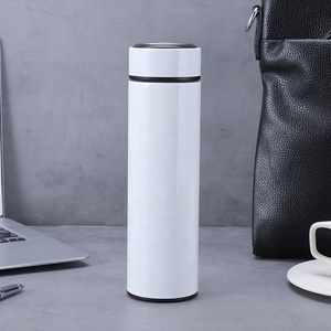 Termo inteligente de acero inoxidable, botella de agua con pantalla táctil LED, temperatura, 500ml - Product Image 6