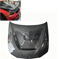 Cubierta de Ventilación para Capó Delantero de Fibra de Carbono Real Estilo GTS para BMW Serie 3 E90 E92 E93 (2008+), Nueva Condición, Accesorios para Auto, Incluye Tornillos