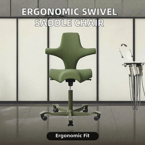 Vente directe d'usine, chaise selle pivotante ergonomique moderne, réglable, confortable, avec coussin en mousse sur toute la surface, pour hôpital, école, hôtel - Product Image 2