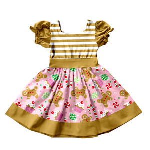 Milk Silk Girls Printed <b>Dress</b>, Kids Ruffle Sleeveless/Short/Long Sleeve Twirl <b>Dress</b>, Toddler Casual Holiday <b>Party</b> <b>Dress</b> - Product Image 4