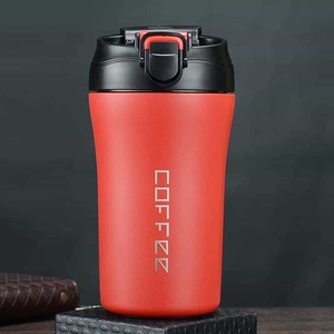 Simple 304 Stainless Steel Coffee <b>Mug</b> Portable Car Thermos Business Office Gift Dual-Drink <b>Mug</b> - Product Image 5