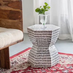 Mesa de Centro Moderna con Incrustaciones de Nácar y Hueso para Cocina y Comedor, Mesa Auxiliar de Proveedor Vietnamita - Product Image 6