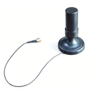 Antena GPS/GNSS Glonass de Alta Precisión para UAV, Vertical, Cuádrifilar, Helicoidal, con Base Magnética, Cable RG174, Conector SMA, Compatible con L1 L2 L5