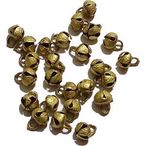 PARIJAT ARTISANAT Laiton Jingle Bells Indien Traîneau Cloches pour Maison Porte Décor De Noël Artisanat Carillons Pet Décorations De Noël - Product Image 1