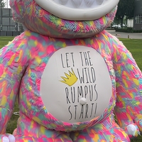 Monstre gonflable géant personnalisé en peluche, modèle gonflable géant, mascotte de dessin animé, ballon publicitaire, impression de logo, décoration d'événements en plein air