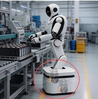 Módulo de Volante Omnidireccional Vertical Kinco ISWV SWV00928-00627-A130-MADT para AGVs Industriales, AMRs, Robots