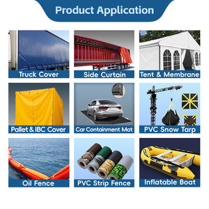 <span class=keywords><strong>Prix</strong></span> d'usine Étanche Stock PVC Enduit Bâche Rouleau Tente Matériel - Product Image 3