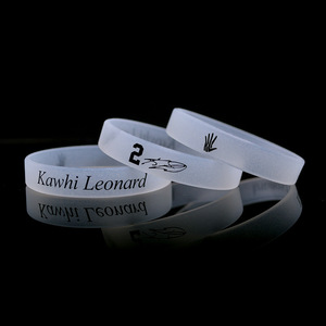 אישית אלסטי פרסומי wristbands עם לוגו מותאם אישית זוהר צמיד סיליקון גומי כהה - Product Image 4