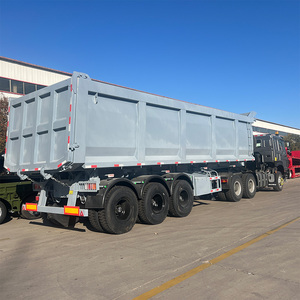 Giá rẻ sử dụng 40 mét khối máy kéo thủy lực <span class=keywords><strong>Dump</strong></span> tipper Dumper Trailer Tipping Trailer để bán - Product Image 5