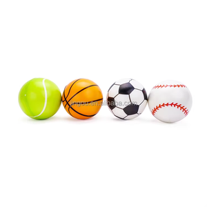 Juego de Pelotas Deportivas de Espuma PU - Fútbol, Baloncesto, Tenis y Béisbol, Juguete Antiestrés para Niños, Alivio del Estrés y Diversión - Product Image 5