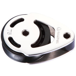 Polea de Acero Inoxidable de una Sola Rueda, Diámetro de la Rueda 75 mm, Diámetro del Cable 19 mm, Polea para Velero, Accesorios para Yates SSC-7510F - Product Image 1