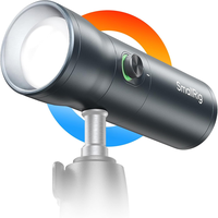 Pour SMALLRIG RF10C Lampe de poche LED RGB pour photographie 7500mAh en alliage d'aluminium Lumière ambiante à motifs Lumière de remplissage 4 couleurs
