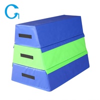 Buena venta, cubierta de PVC lavable, plataforma trapezoidal de tres capas, esponja suave para niños, entrenamiento de integración sensorial