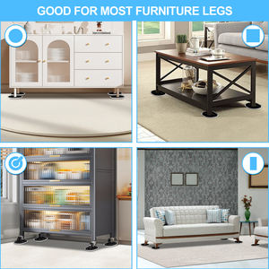 Glissières pour meubles réutilisables XL, très résistantes, pour tapis et sols durs, grandes plaques de déménagement, glissières en feutre pour meubles - Product Image 5