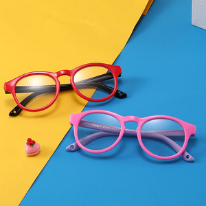 Gafas con bloqueo de luz azul para niños, montura redonda anti-azules, gafas ópticas de Río, sb8308 - Product Image 2