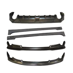 ABS Material Car Body Kits For Toyota Mark X 2010 2011 Front Bumper Lower Lip Side Skirts Rear Diffuser Lip For Reiz 2012