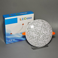 Installation facile, lampe de plafond moderne sans cadre pour bureau, ultra-mince, encastrée, panneau LED réglable, IP44 SMD2835