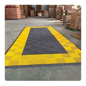 Garage <b>Floor</b> Tiles for Garage Workshop <b>Shed</b> or Trailer <b>Plastic</b> Flooring - Product Image 1