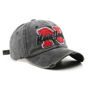 Anime Red Cloud Hat Men Rửa bóng chày Mũ phiên bản Hàn Quốc Hoang Dã bóng đôi mũ - Product Image 5