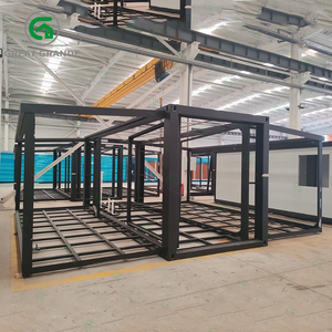 Cách nhiệt tốt <span class=keywords><strong>container</strong></span> nhà di động Mở rộng 2 phòng ngủ có thể gập lại nhà với mái nhà - Product Image 2