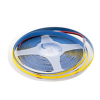 Penjualan Panas COB LED Strip IP20 Tidak Tahan Air Pencahayaan Seragam Tanpa Sambungan 528 LED/m 12V/24V Pemasangan Mudah