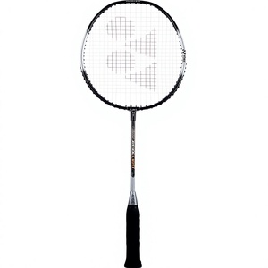 Raqueta de Bádminton Telescópica Profesional Intermedia y Avanzada LingMei Emei Modelo Black Carbon Fiber 4U con Empuñadura de PU y Dureza Moderada - Product Image 2