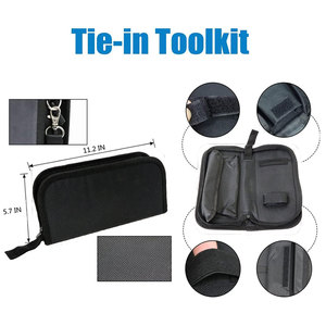 Kit de pinces tubulaires électriques miniatures en acier inoxydable OEM, ensemble d'outils de sertissage manuel avec bornes de câblage et étui souple - Product Image 5